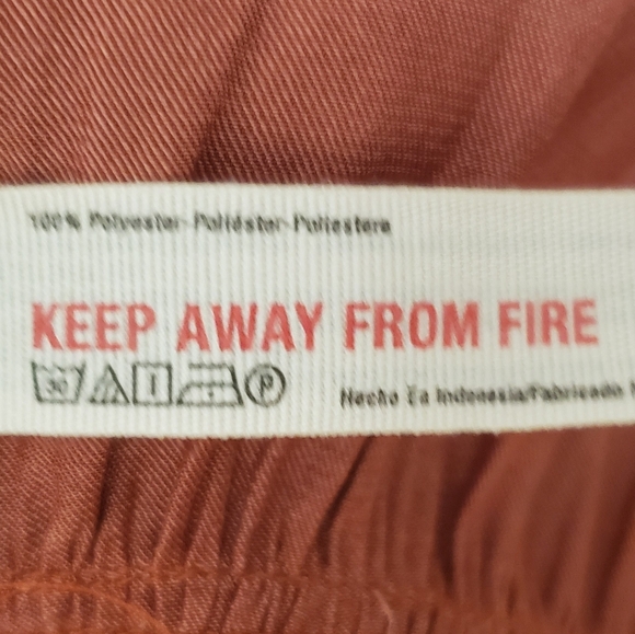 Free People Intimately All My Love Shine Wrap Mini Slip Dress Rust Satin S/M - Picture 8 of 14